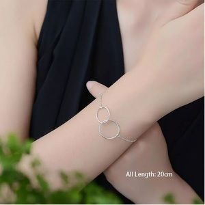 NEW Simple Simple Double Circle Bracelet